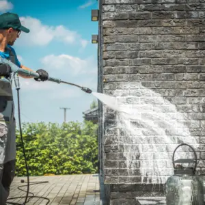 cleaning home exterior