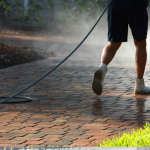 Cleaning and sealing pavers