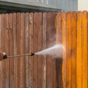 House washing before painting